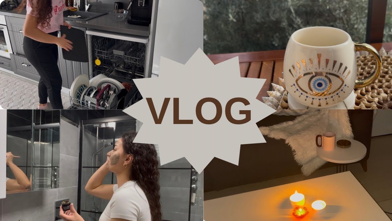 MiniVlog/Mini cilt bakımı/Baba-kız kahvaltı hazırlamışlar/Miskin bir pazar günü