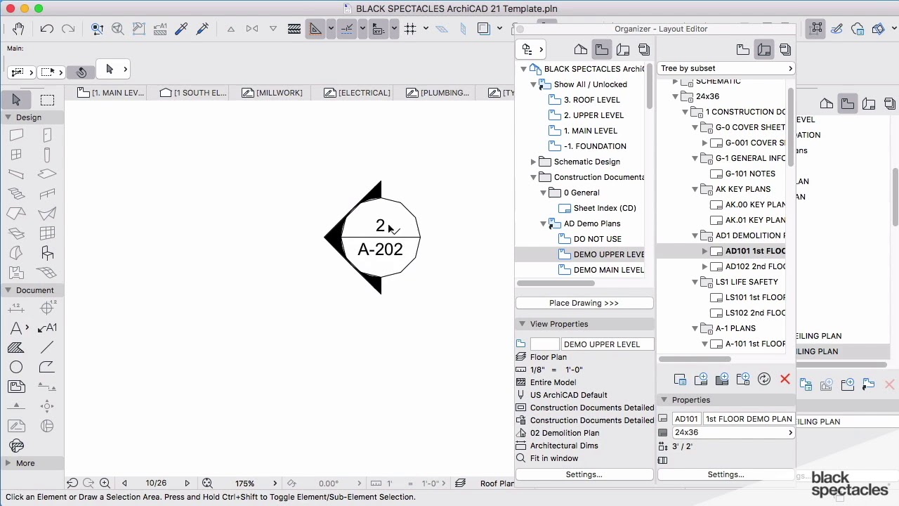 Pulling Views Onto Sheets | ArchiCAD Intermediate Level Training