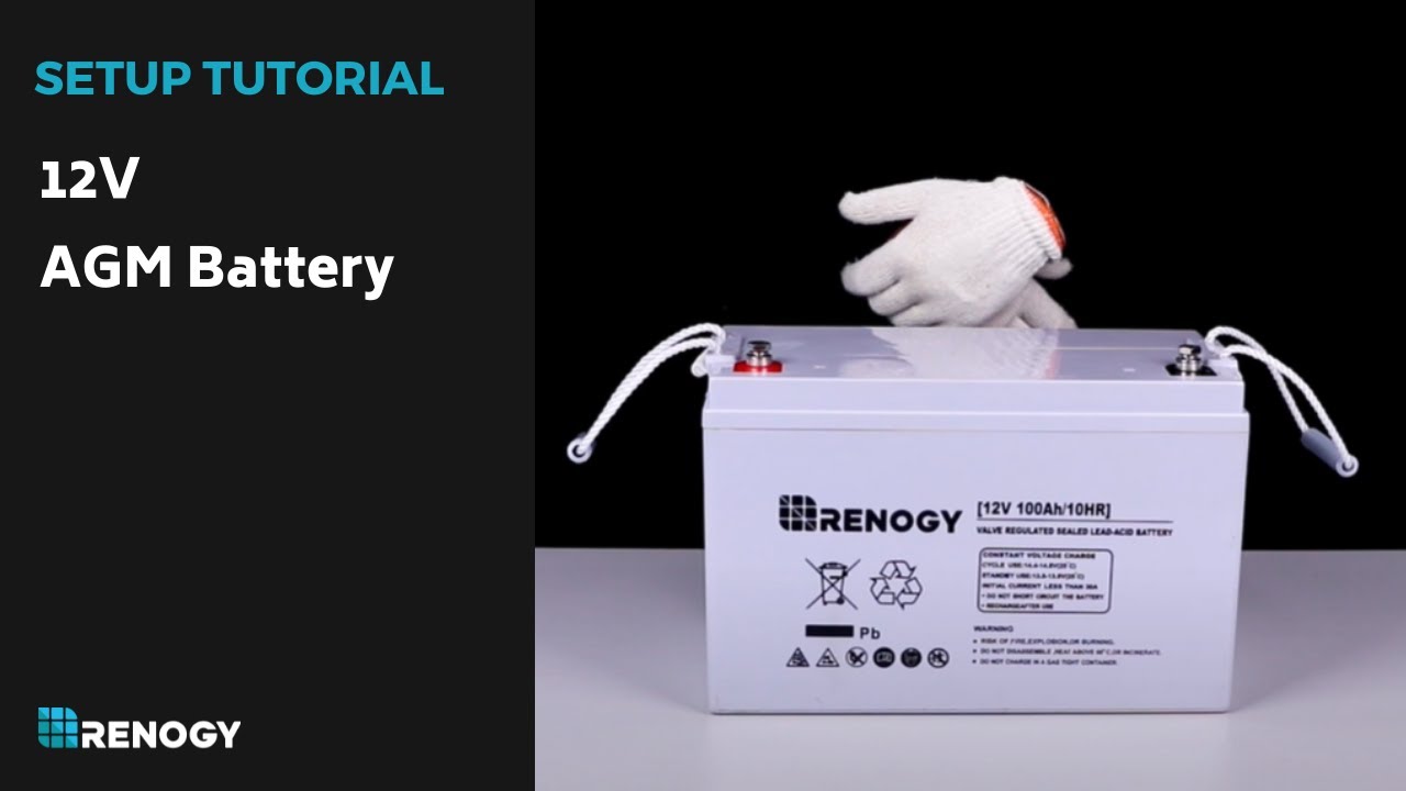 Renogy 100Ah AGM Battery with Battery Box