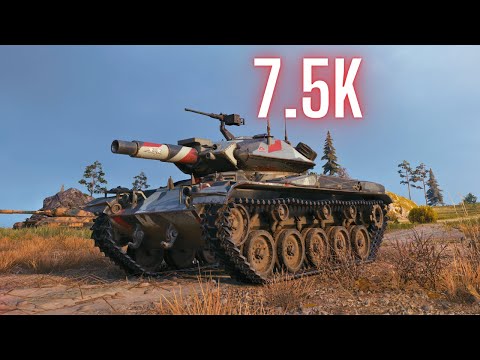 видео: World of Tanks T49 - 7.5K Damage & 3x T49