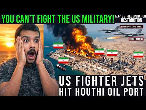 US F/A-18 Fighter Jets HIT Houthi Oil Port – Then THIS Happened  | CG Reacts