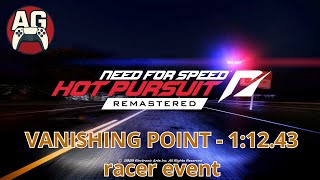 NEED FOR SPEED REMASTERED: VANISHING POINT [RACER EVENT] 1:12.43