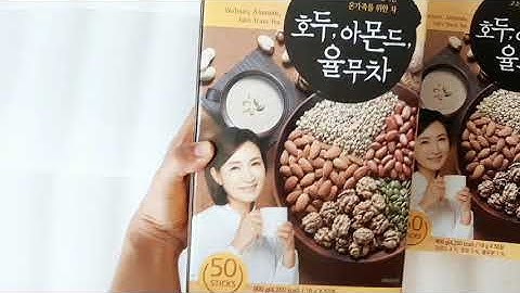 Bột ngũ cốc Hàn Quốc Damtuh dinh dưỡng không đường 900g hộp 50 gói date 3. 2023