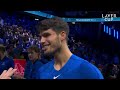 Carlos Alcaraz On-Court Interview | Laver Cup 2024 Match 12