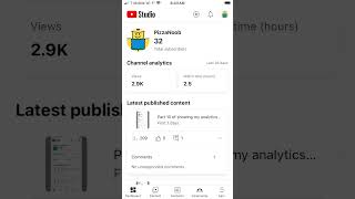 Part 11 of showing my analytics #shorts