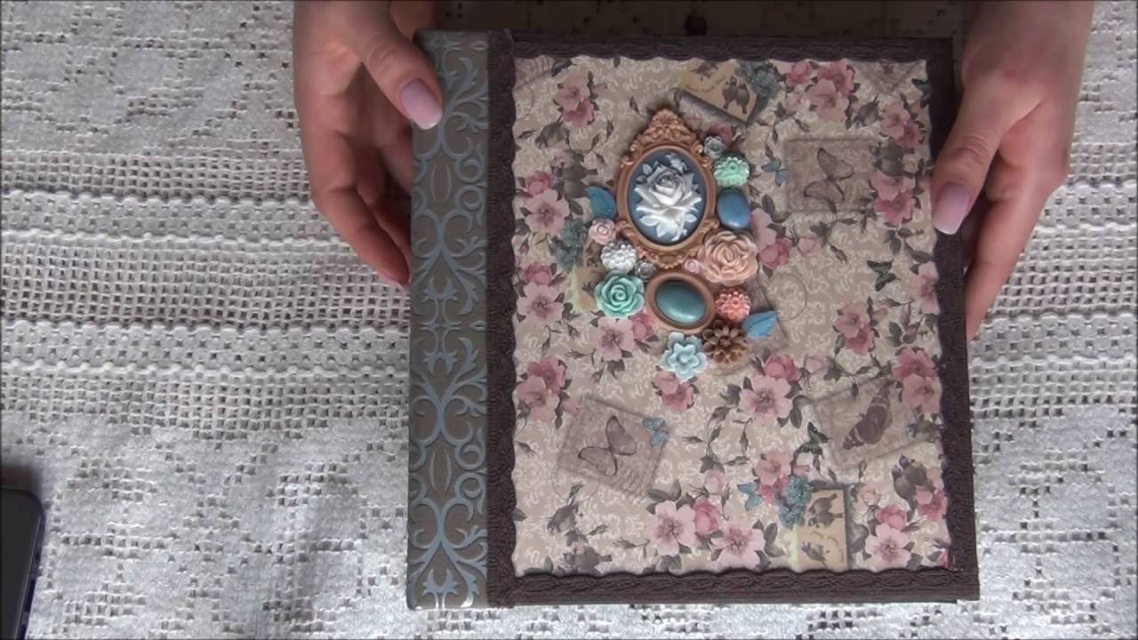 Photo album Mirabelle by Santoro scrapbooking YouTube