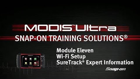 MODIS Ultra Training Module 11 | Snap-on Diagnostics UK