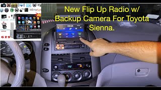 Installing New Flip Up Radio with Back Up Camera & Android Auto, on a 2006 Toyota Sienna. by Adonay Lopez-Gonzalez 21,664 views 3 years ago 22 minutes