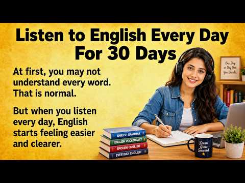 Listen to English Like This Every Day for 30 Days || Bookish English 2.0