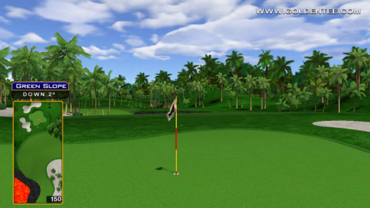 Marcus Vidrine Golden Tee Great Shot on Tahiti Cove!