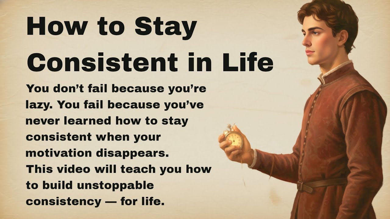 How to Stay Consistent in Life || Graded Reader || Learn English ...