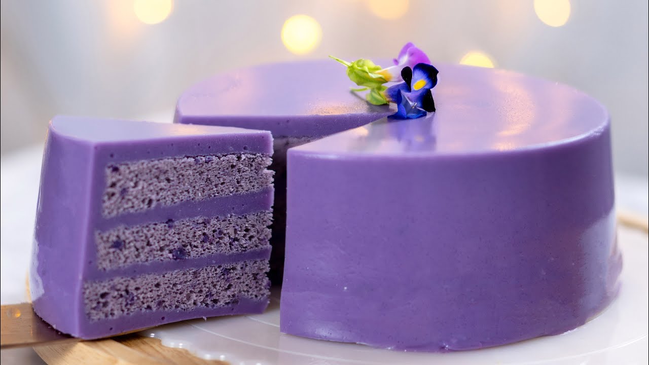 紫薯千层蛋糕 | 果冻蛋糕 | 夏日甜品 💜 Purple Sweet Potato Layer Cake | Jelly Cake | Summer Dessert [小雁/我的爱心食谱]