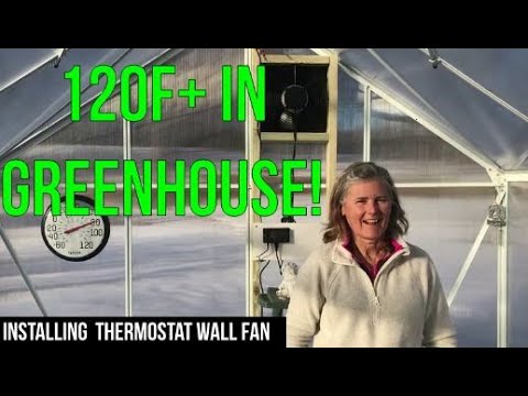 How To Install Exhaust Fan In A Greenhouse