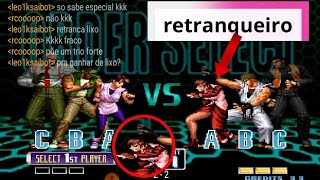 Discussão na FT? 🔥Veja como foi #kof2002 #kof2002plus #ggpo
