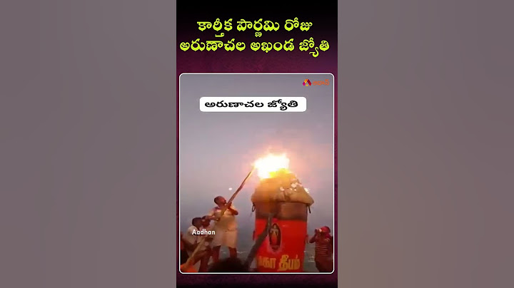కార్తీక పౌర్ణమి రోజు అరుణాచల అఖండ జ్యోతి | #arunachalam #temple #karthikamasam #bhakti #devotional