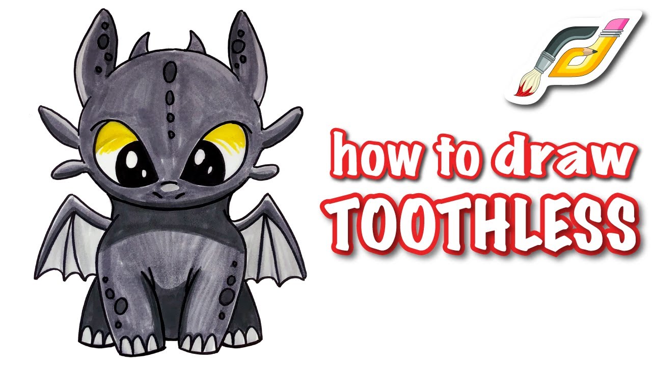 images Draw So Cute Toothless And Light Fury how to draw toothless how to train your dragon