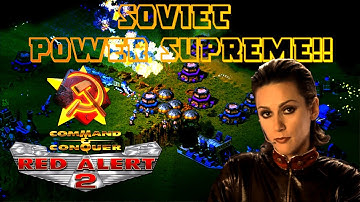 1 vs 5 Brutal AI | Red Alert 2 YR | Stormy Weather + SuperWeapons | Practice Games