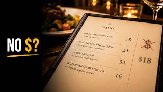 Why Restaurant Menus Hide Dollar Signs