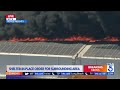 Massive fire breaks out at Los Angeles storage facility, prompting shelter-in-place