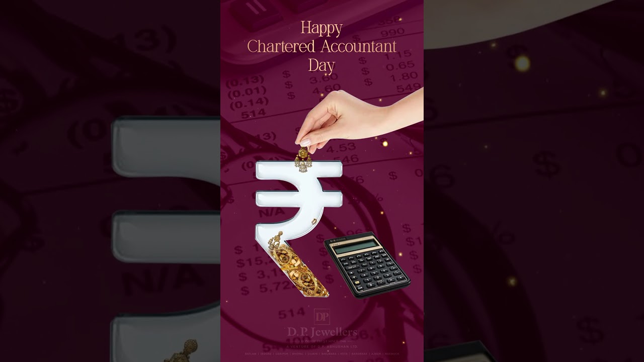 D.P Jewellers wishes you- Happy CA Day!