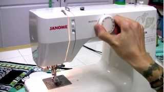 Janome G1206 Selecting Stitches