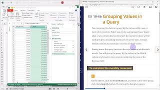 Textbook Project: Module 10 - Analyzing Data with Business Intelligence Tools