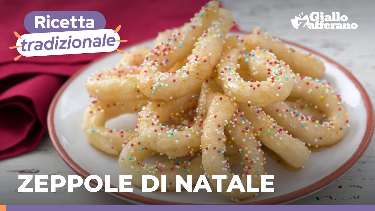 Stella Di Natale Alla Nutella Giallo Zafferano.Zeppole Di Natale Scauratielli Ricetta Originale Youtube