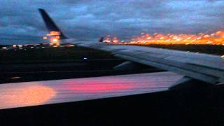 SAS Boeing 737 76N SE REZ departing Brussel runway 25R 20150825