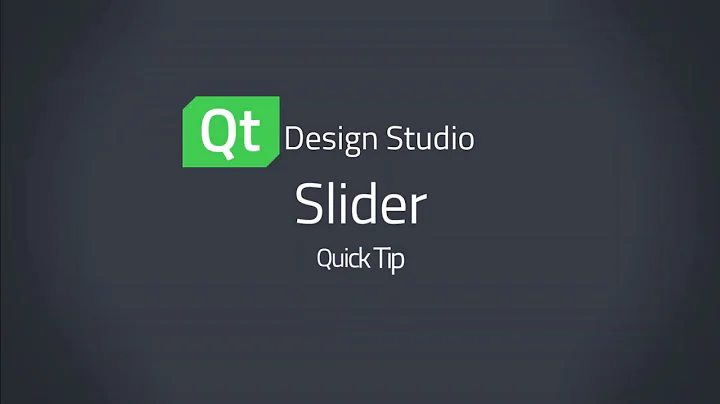 Qt Design Studio QuickTip: Slider Control