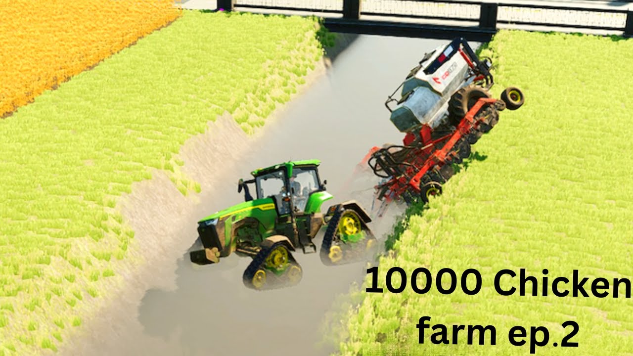 10000 chicken farm ep2 - what else can go wrong - Michigan farms - fs22
