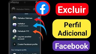 Como excluir perfil adicional do Facebook | Facebook Criar outro perfil Remover 2024  screenshot 2