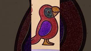Relaxing glitter art process #satisfyingcolouring #foryou #relaxartonline #viral #art