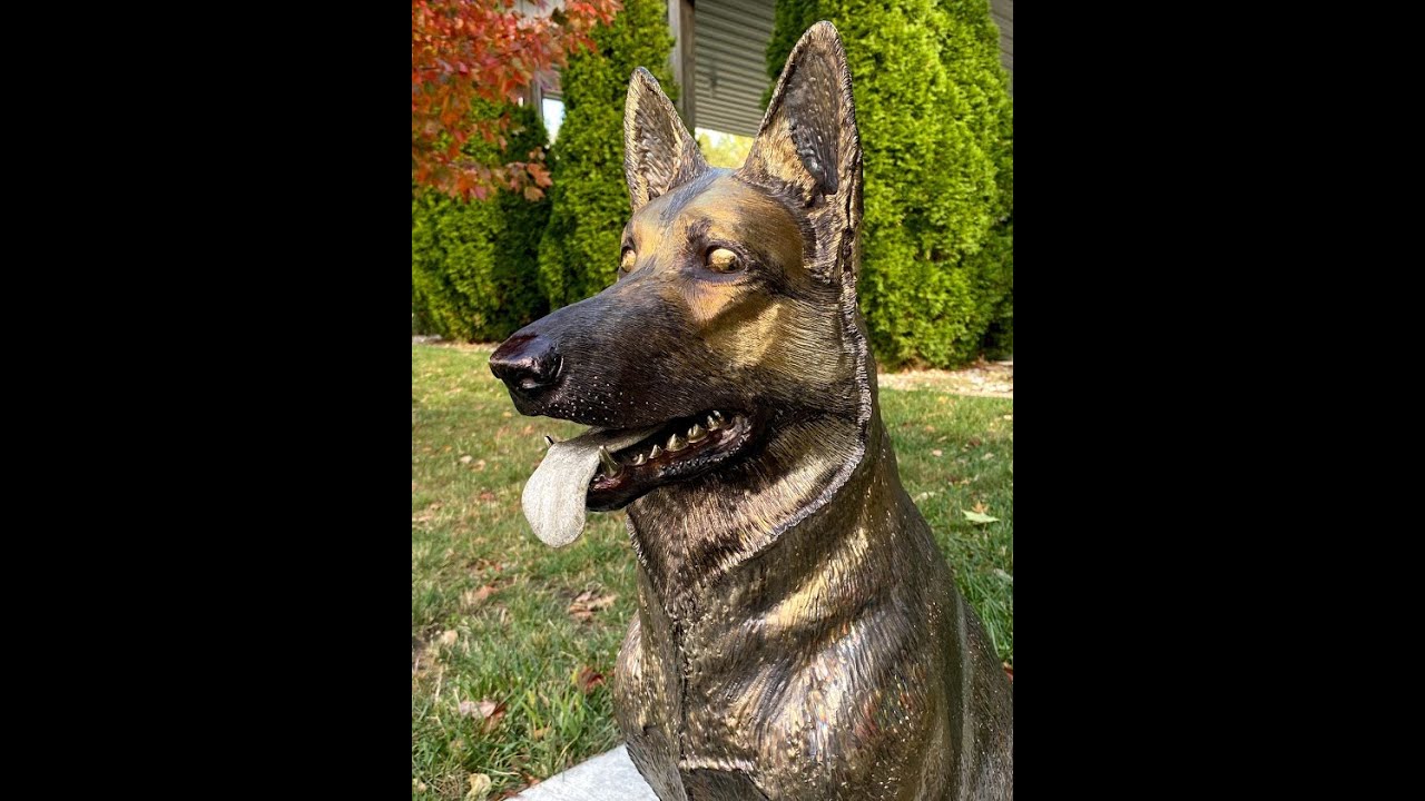DIY Stainless Steel K9 Sculpture Video