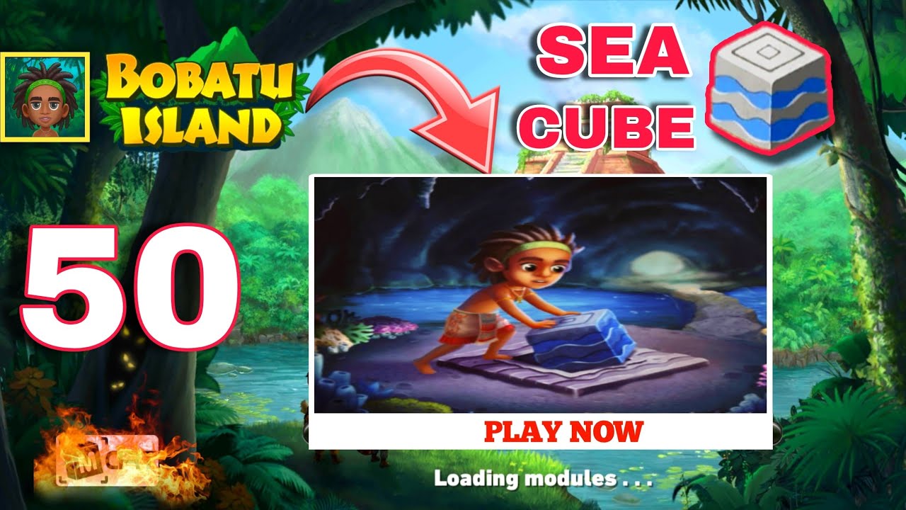 Bobatu Island Survival Quest Gameplay | Sea Cube in Coral Island