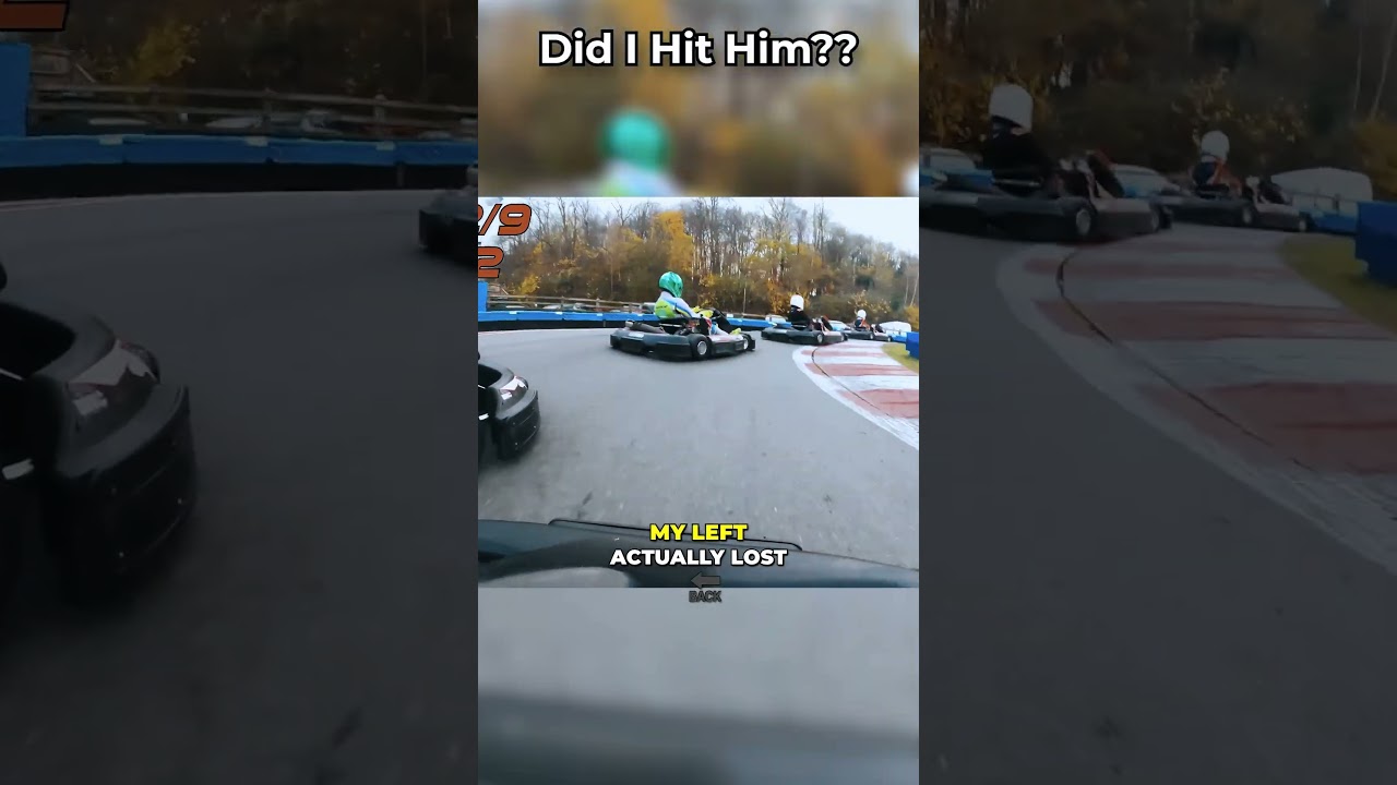 Did I Hit Him?? 💩 #karting #buckmorepark #racing #kart #racingkart