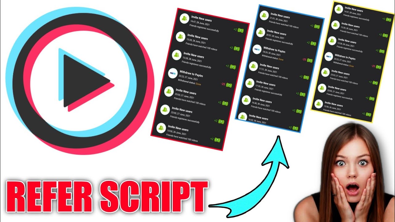 Mx takatak refer script | GIVE YOUR 10 MINUTES AND LOOT UNLIMITED 🤑