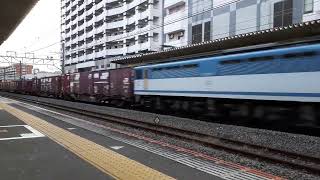 77レ EF65-2127【カラシ】+コキ 東京(タ)~隅田川 新A65