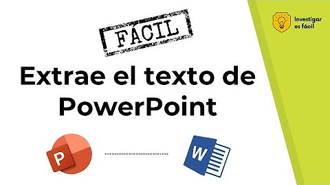 😀💻 Cómo PASAR EL TEXTO de POWERPOINT a WORD.  Copiar todo el texto de PowerPoint a Word FÁCIL 😎