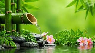 Harmonious Piano and Bamboo Fountain Flow – Soothing Melodies for Calm Meditation