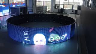 YuChip Circle LED Screen and Round LED Display for Outdoor and Indoor (500x500mm LED Cabinet)
