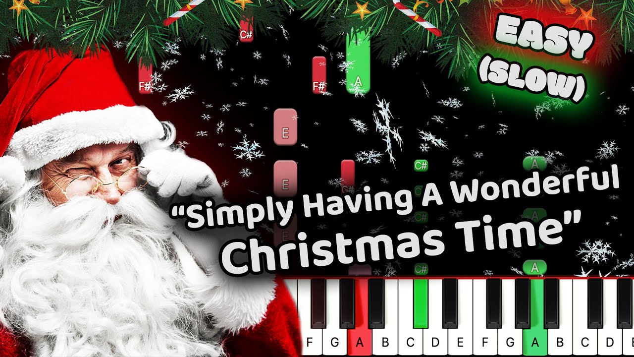 Wonderful christmas time letra español