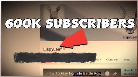 Lispyleaf comments on my video! 600k subscribers!