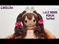 #amigurumihair  Lale bebeğimin yeni saç modeli yapımı (amigurumi hair making)