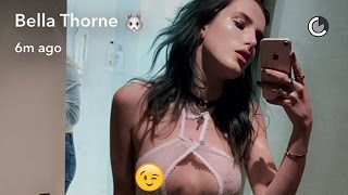 Bella Thorne Flashes NIPPLE Piercings on Snapchat to Celebrate 'Famous in Love' Premiere