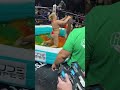 Ring girls compete for a jello wrestling championship