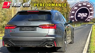 2024 Audi RS6 Performance // Acceleration TOP SPEED & SOUND