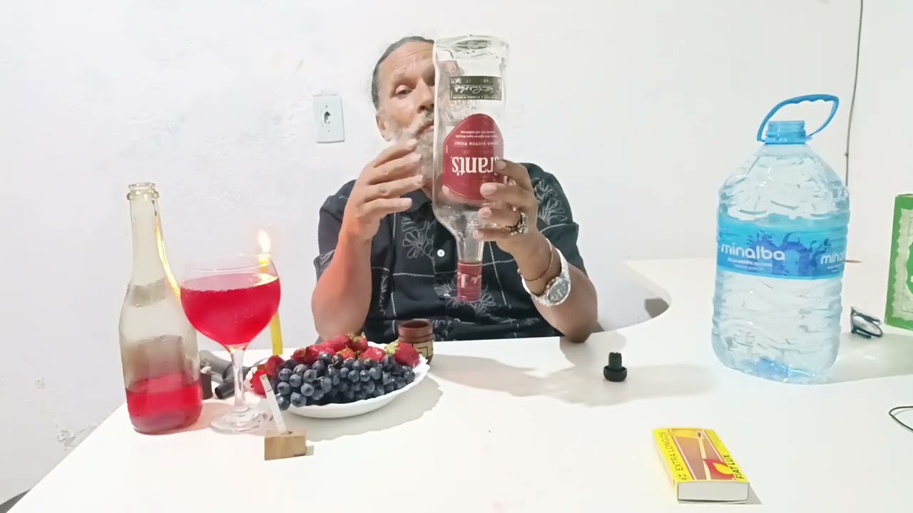 Ebó com água de chuva 