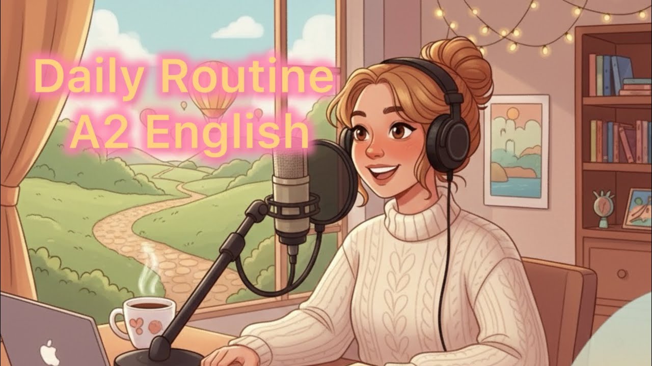 A2 English Daily Routine Story Easy Listening Practice for Beginners ...