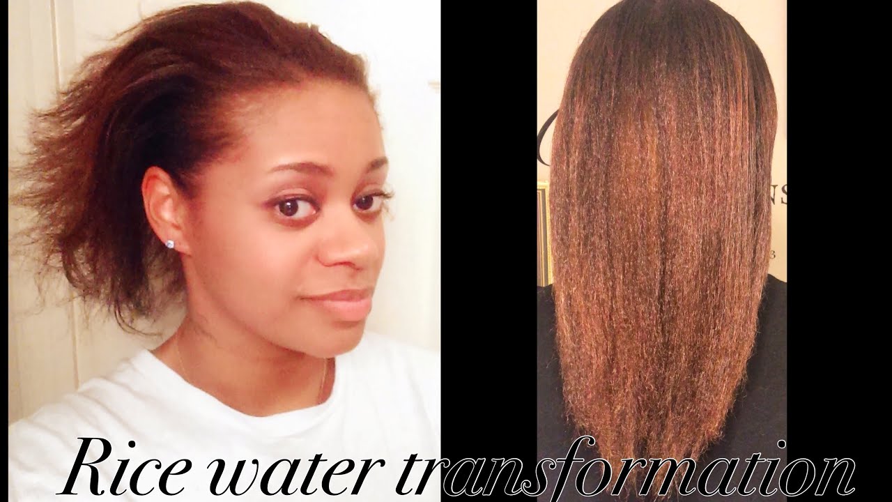 1 Year And 6 Months Rice Water Update Straightening My Natural 4