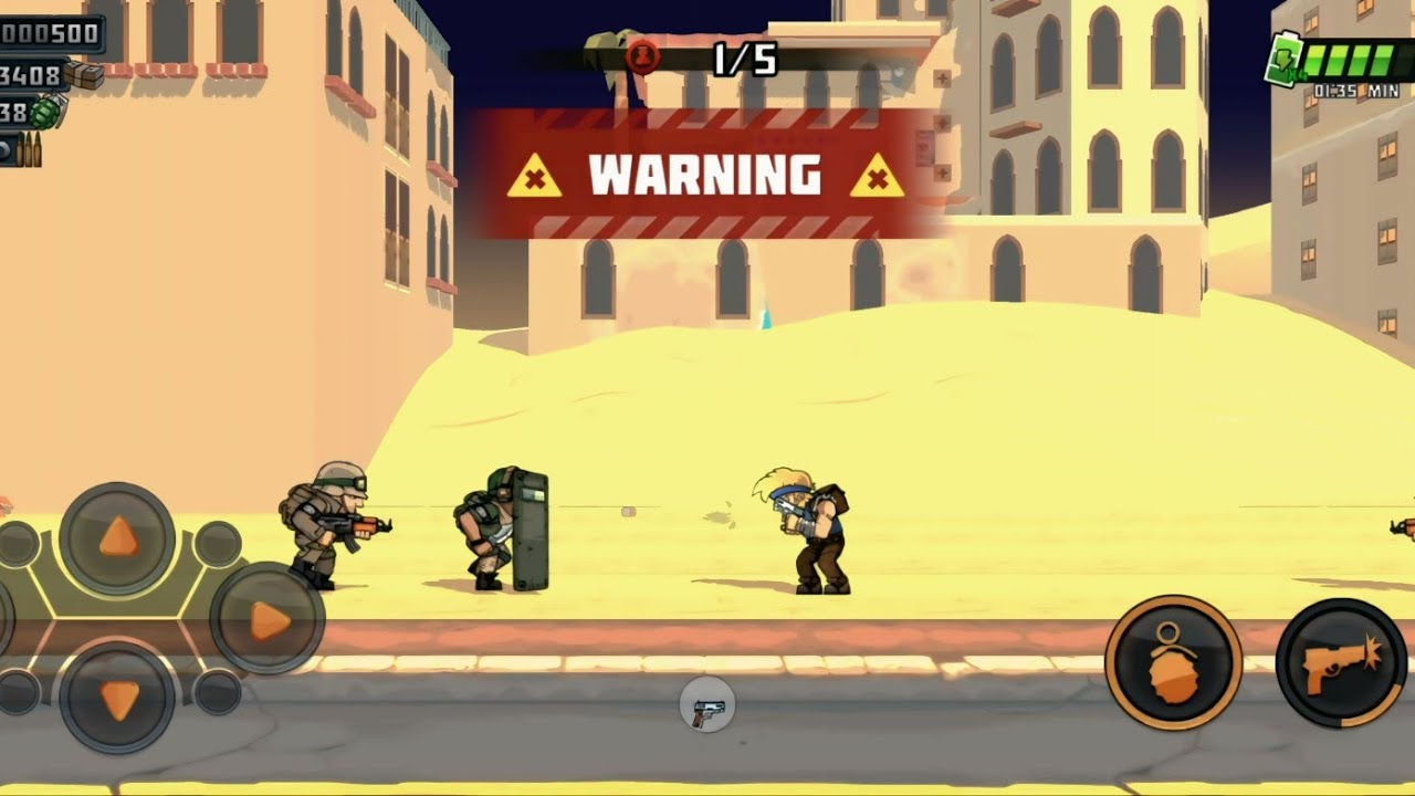 Metal Soldiers 4 Android Gameplay | Metal Soldiers 4 Level 13 | बंदूक वाला गेम